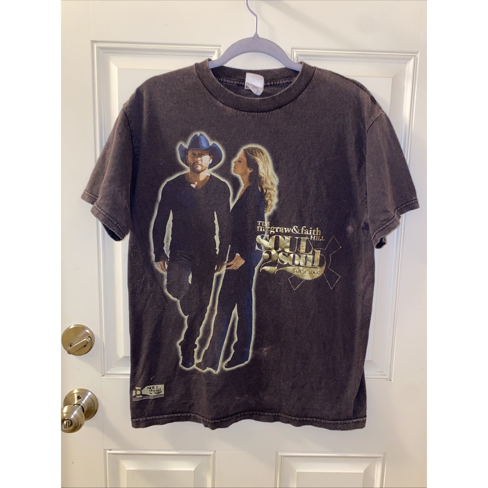 Tim McGraw & Faith Hill Soul2soul‎ Tour Tee Tennessee River Medium
